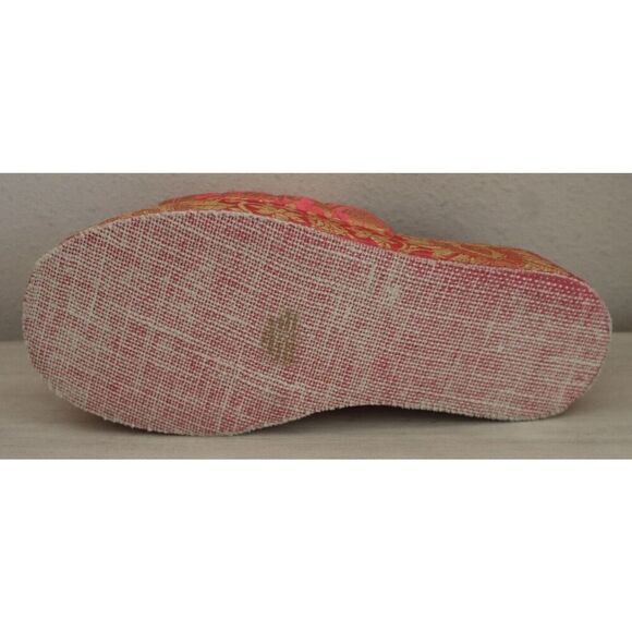 Free People Women's Sz 38.5 US 8.5 Coral Almost Paradise Platform Sandals - Picture 8 of 12